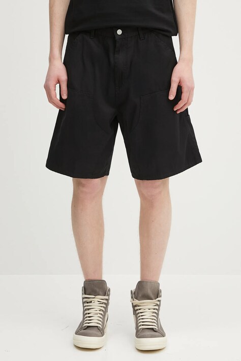 Хлопковые шорты Double Knee Short цвет чёрный I034794.8902