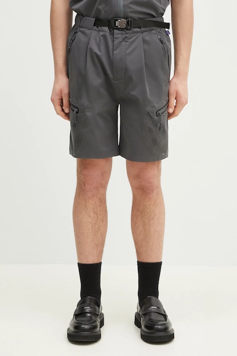 Kratke hlače Alpha Industries Laser Cut Short za muškarce, boja: siva, 756366.747