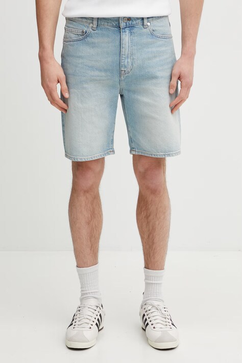 Lacoste szorty jeansowe męskie kolor niebieski FH9932