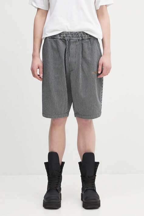 No Problemo szorty bawełniane Mini Problemo Work Short - Denim męskie kolor granatowy NP3111303
