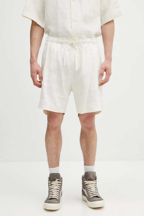 Wales Bonner szorty Garden męskie kolor beżowy MS25TR23.VI02.0959