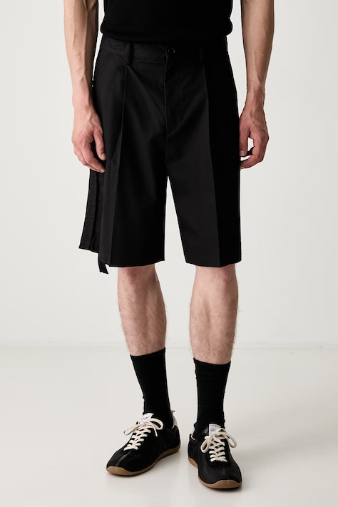 Undercover Pants shorts with cotton Men's black regular waist UP1E4506