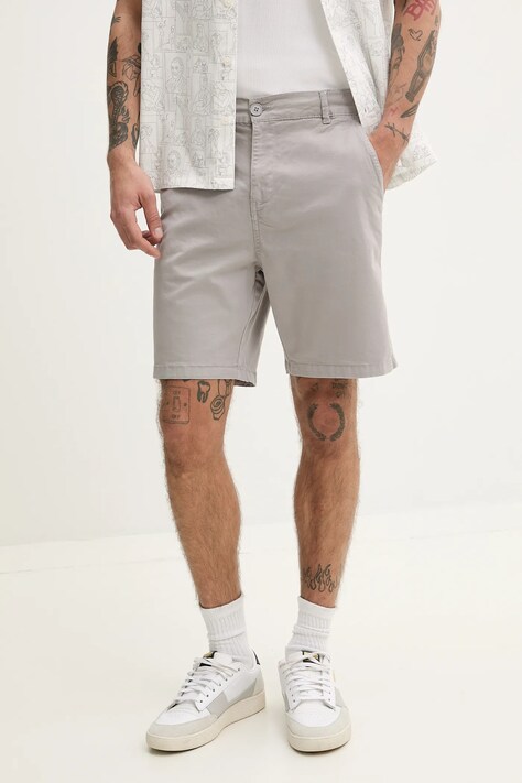 Resteröds pantaloni scurți Chin shorts bărbați, culoarea gri, 55251.6410