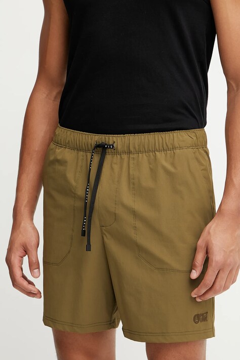 Picture pantaloni scurți Lenu culoarea verde, MSH0111