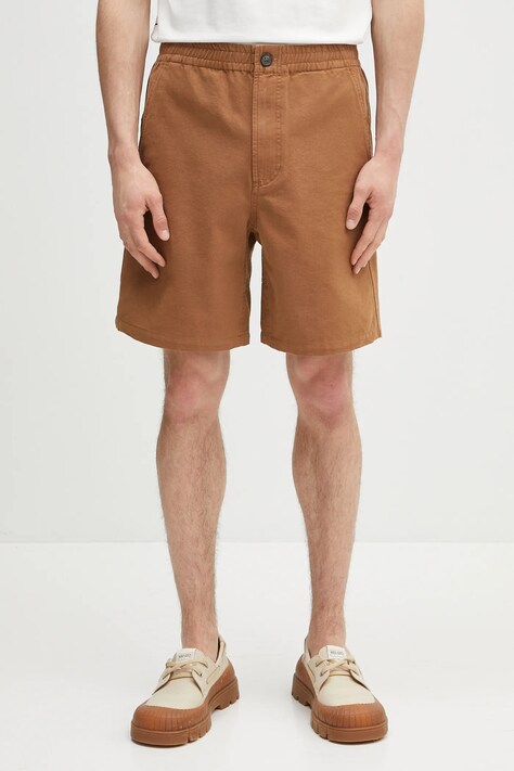 Rifľové krátke nohavice A.P.C. Short Norris hnedá farba, COGBJ.H10186
