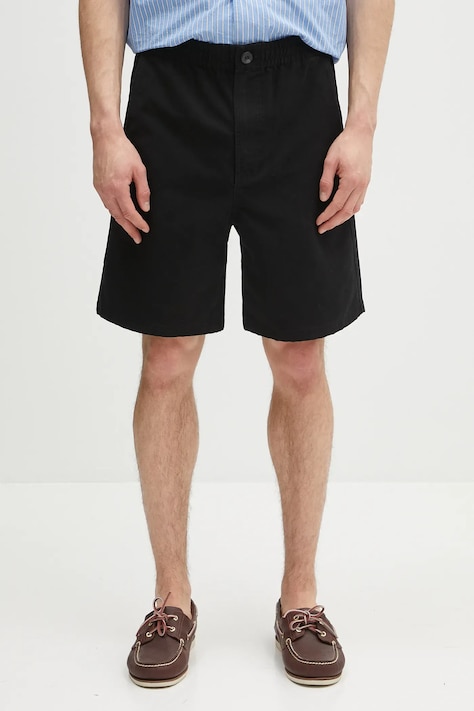 A.P.C. pantaloncini di jeans Short Norris colore nero COGBJ.H10186