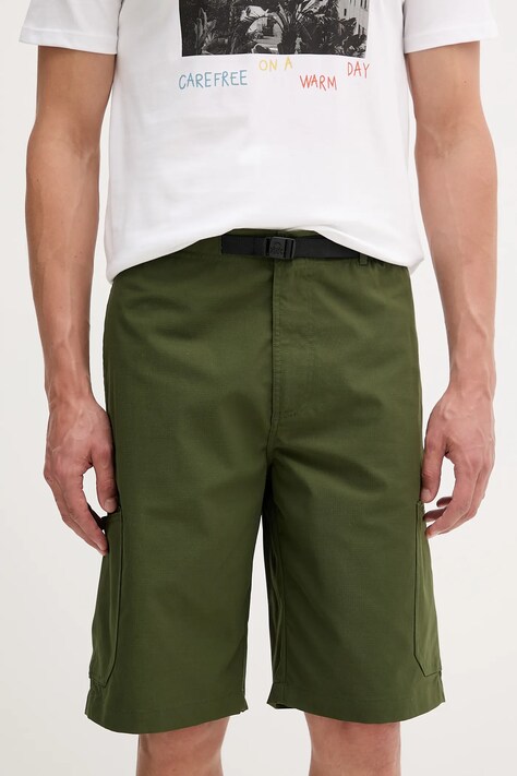 United Colors of Benetton pantaloni scurți culoarea verde, 4HKQU9012
