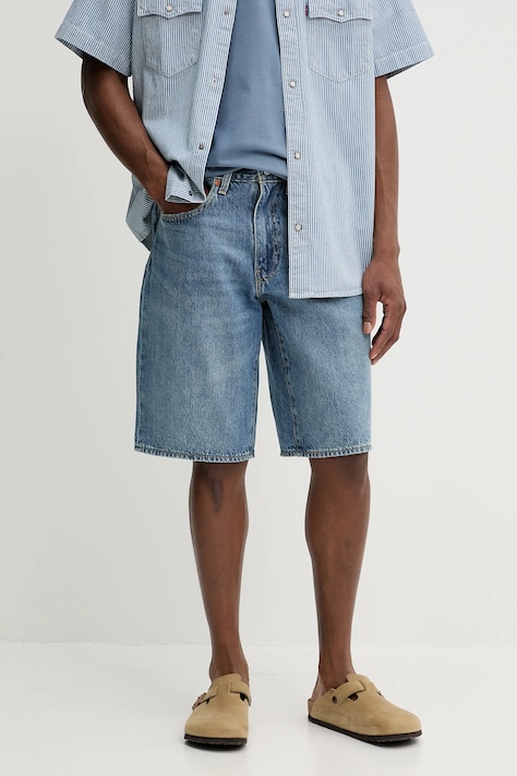 Levi's szorty jeansowe 478 BAGGY SHORTS męskie kolor niebieski 001JM