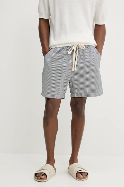 Bombažne kratke hlače Levi's XX CHINO BAY SHORT II mornarsko modra barva, 001KL