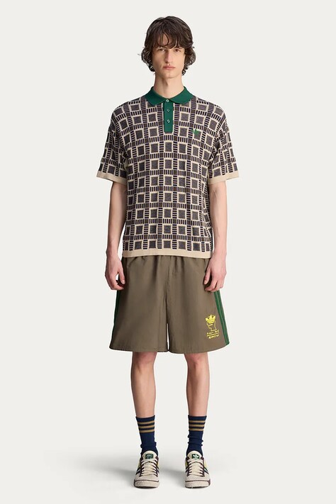 Šortky adidas Originals Braindead Short Braindead pánske, hnedá farba, JN7149