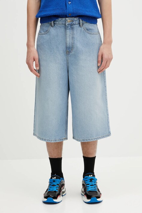 Τζιν σορτς Ader Error Apparel-Bottom ανδρικό, χρώμα: μπλε, BN42FYJE0201SB