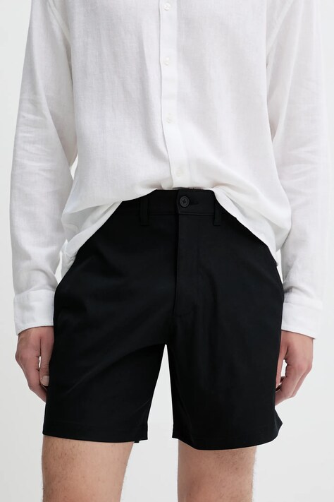 Abercrombie & Fitch pantaloni scurți culoarea negru, KI128-5039