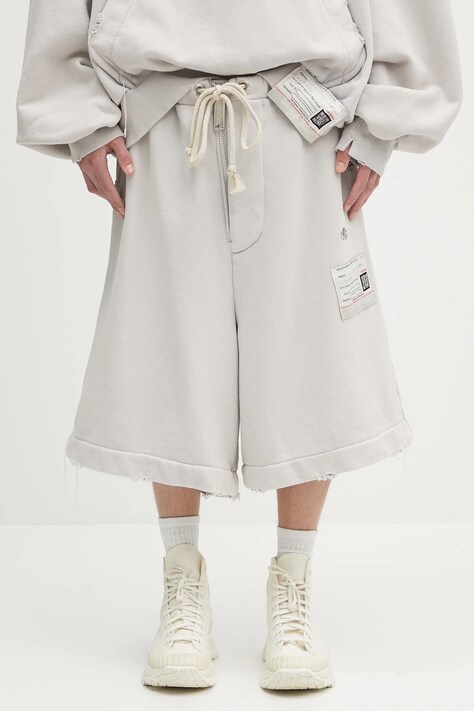 Хлопковые шорты Maison MIHARA YASUHIRO Amateur Sewn Shorts цвет розовый A14SP523