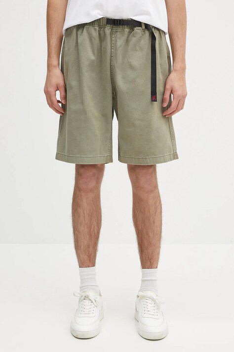 Gramicci szorty bawełniane G-Short Pigment Dyed męskie kolor zielony G4SM.P123