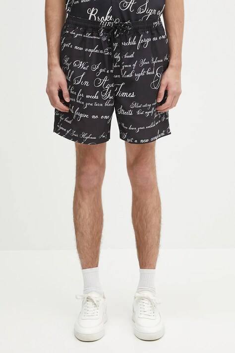 KSUBI shorts kursed black color MSP25WA002