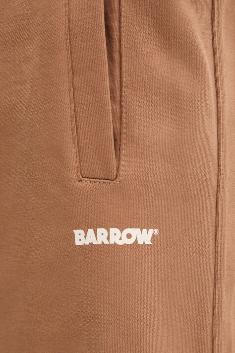Бавовняні шорти Barrow — SS25-SZU00F, коричневий — фото 8