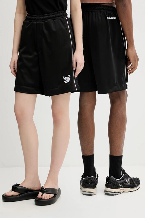 Inbetweeners pantaloni scurți culoarea negru, cu imprimeu, S5TWUABE021