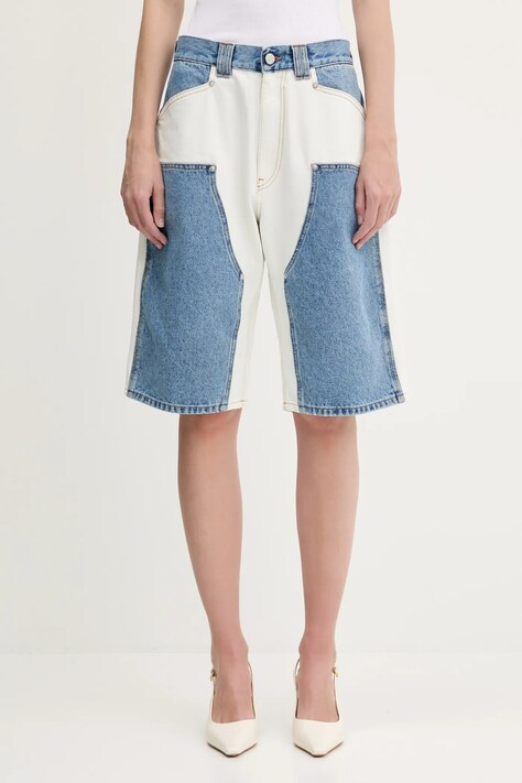 Джинсові шорти Aries Patchwork Western Carpenter Shorts — фото 2
