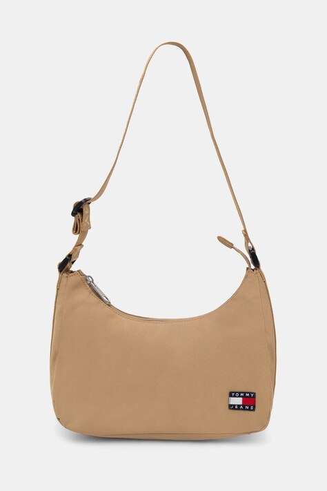 Torbica Tommy Jeans zelena barva, AW0AW16958