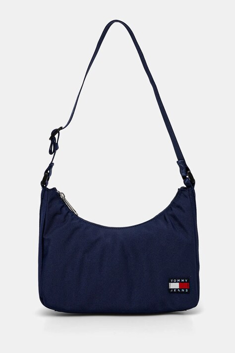 Torbica Tommy Jeans mornarsko modra barva, AW0AW16958
