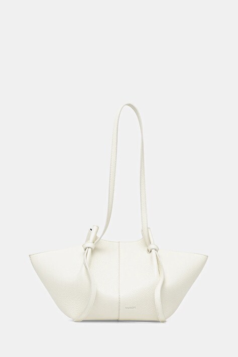 Kožená kabelka Yuzefi MOCHI béžová barva, YUZSS25-HB-MO-L053