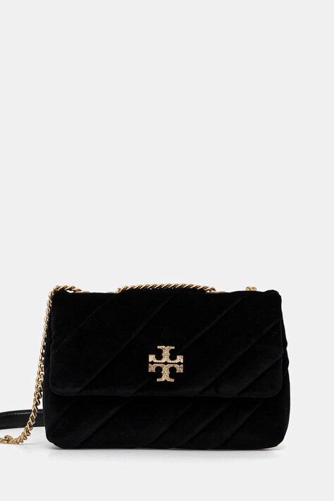 Kabelka Tory Burch Kira černá barva, 161917.001