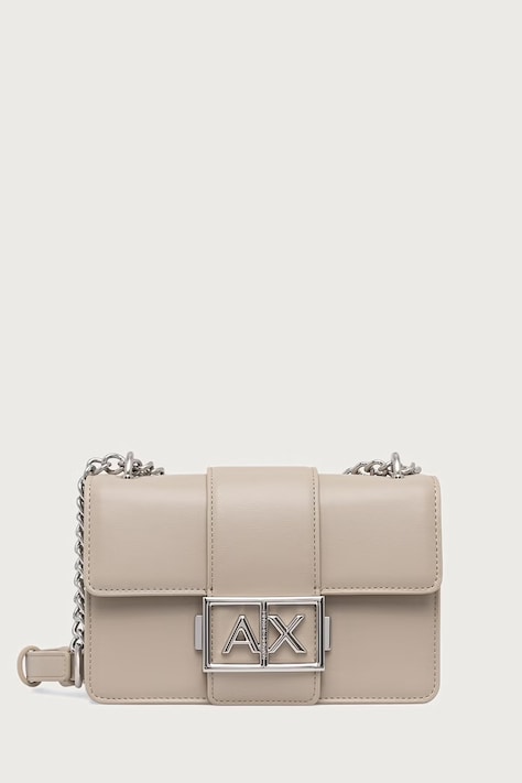Armani Exchange torba preko ramena za žene od imitacije kože bež XW000071 AF12039