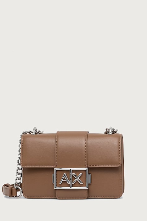 Armani Exchange Torba preko ramena za žene od imitacije kože bež XW000071 AF12039