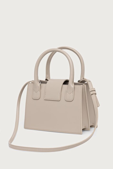 Armani Exchange сумочка жіноча зі штучної шкіри — SS25-TOD02I, бежевий — фото 3