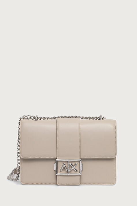 Armani Exchange crossbody kabelka dámská z imitace kůže béžová XW000070 AF12039