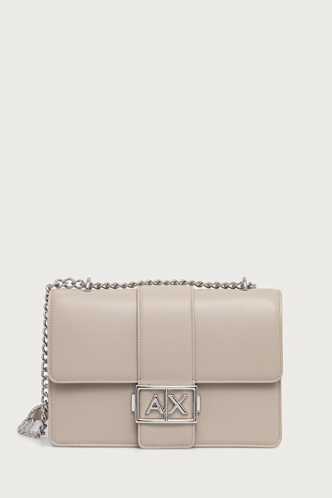 Armani Exchange crossbody kabelka dámská z imitace kůže béžová XW000070 AF12039