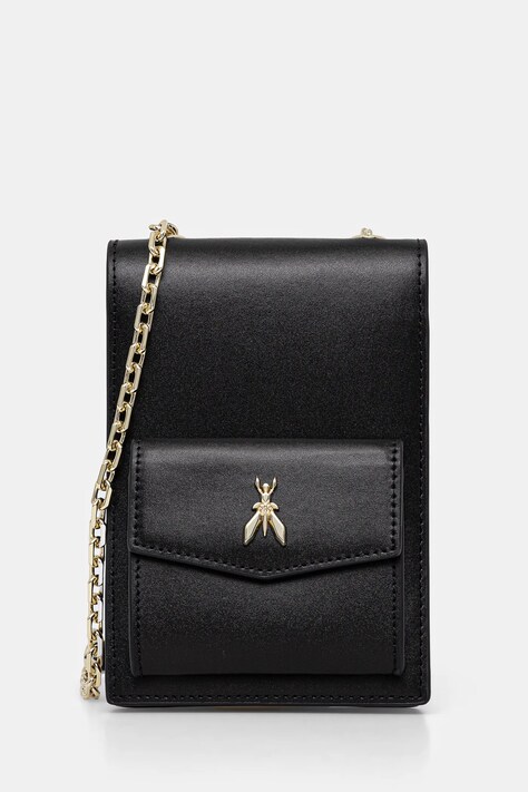 Patrizia Pepe poseta de piele culoarea negru, 2Q0007 L061