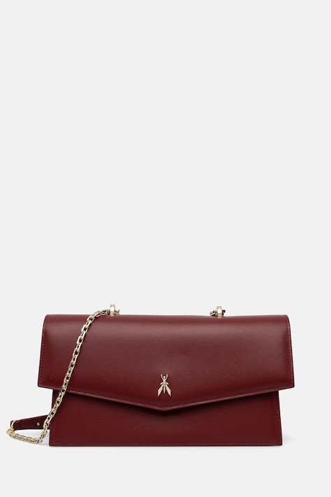 Patrizia Pepe torebka skórzana kolor czerwony 8B0225 L061