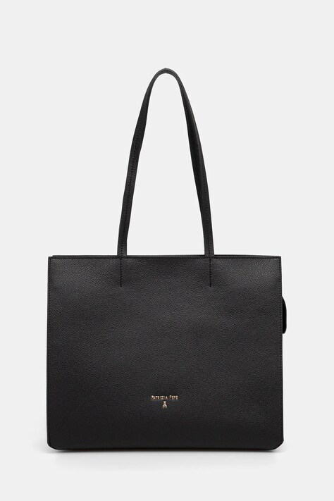 Patrizia Pepe poseta de piele culoarea negru, 8B0235 L001