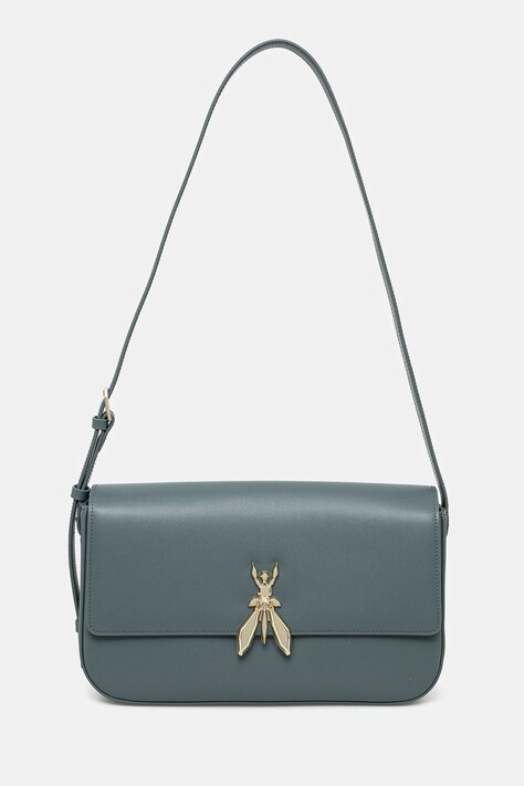 Patrizia Pepe poseta de piele culoarea verde, 8B0238 L061