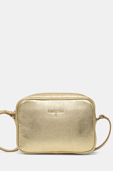 Patrizia Pepe borsa a mano in pelle colore oro 8B8985 L138