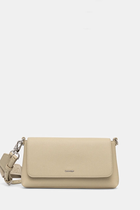 Torbica Calvin Klein bež barva, K60K612805