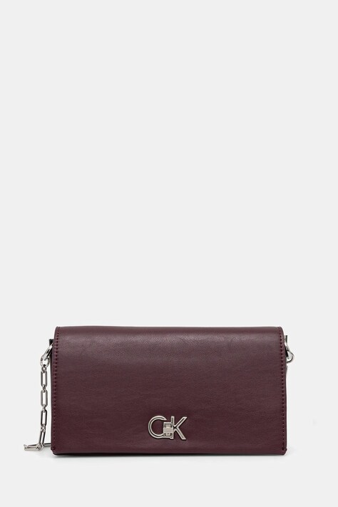 Calvin Klein poseta culoarea bordo, K60K612806