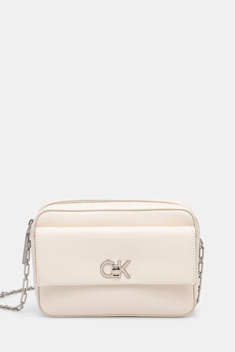Calvin Klein poseta culoarea alb, K60K613089