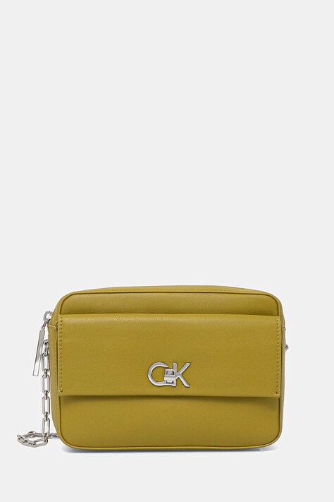 Calvin Klein poseta culoarea verde, K60K613089