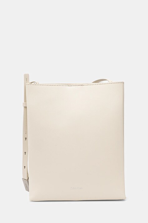 Calvin Klein bőr táska fehér, LV04F3005G