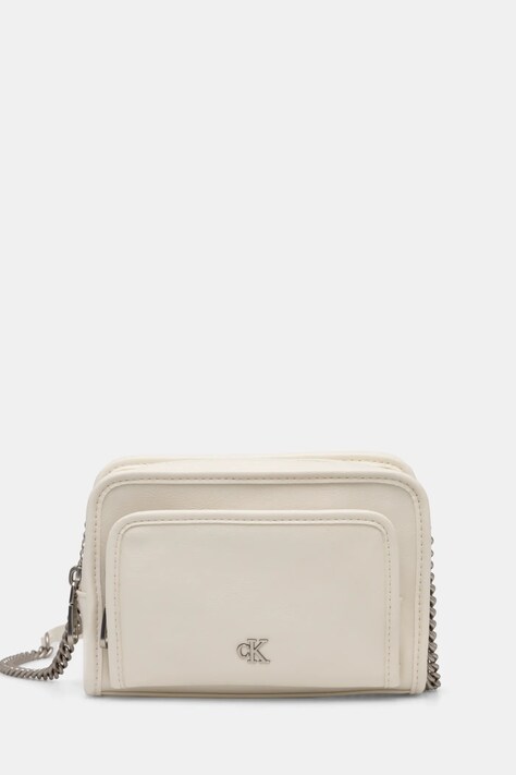 Torbica Calvin Klein Jeans bež barva, K60K613047