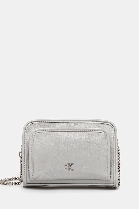 Torbica Calvin Klein Jeans siva barva, K60K613047