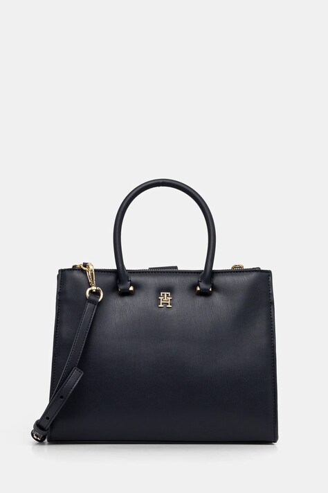 Tommy Hilfiger poseta culoarea albastru marin, AW0AW16887
