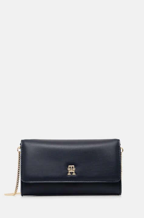 Tommy Hilfiger poseta culoarea albastru marin, AW0AW16891