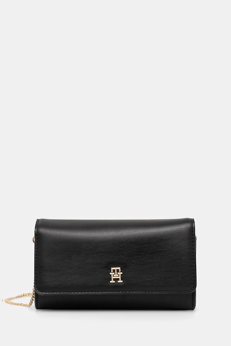 Kabelka Tommy Hilfiger černá barva, AW0AW16891