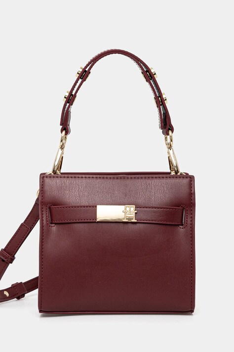 Tommy Hilfiger poseta culoarea bordo, AW0AW16896