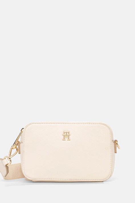 Kabelka Tommy Hilfiger béžová barva, AW0AW16906