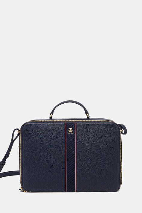 Tommy Hilfiger geanta laptop culoarea albastru marin, AW0AW16872