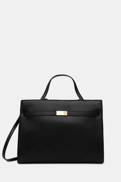 Tommy Hilfiger poseta culoarea negru, AW0AW16910